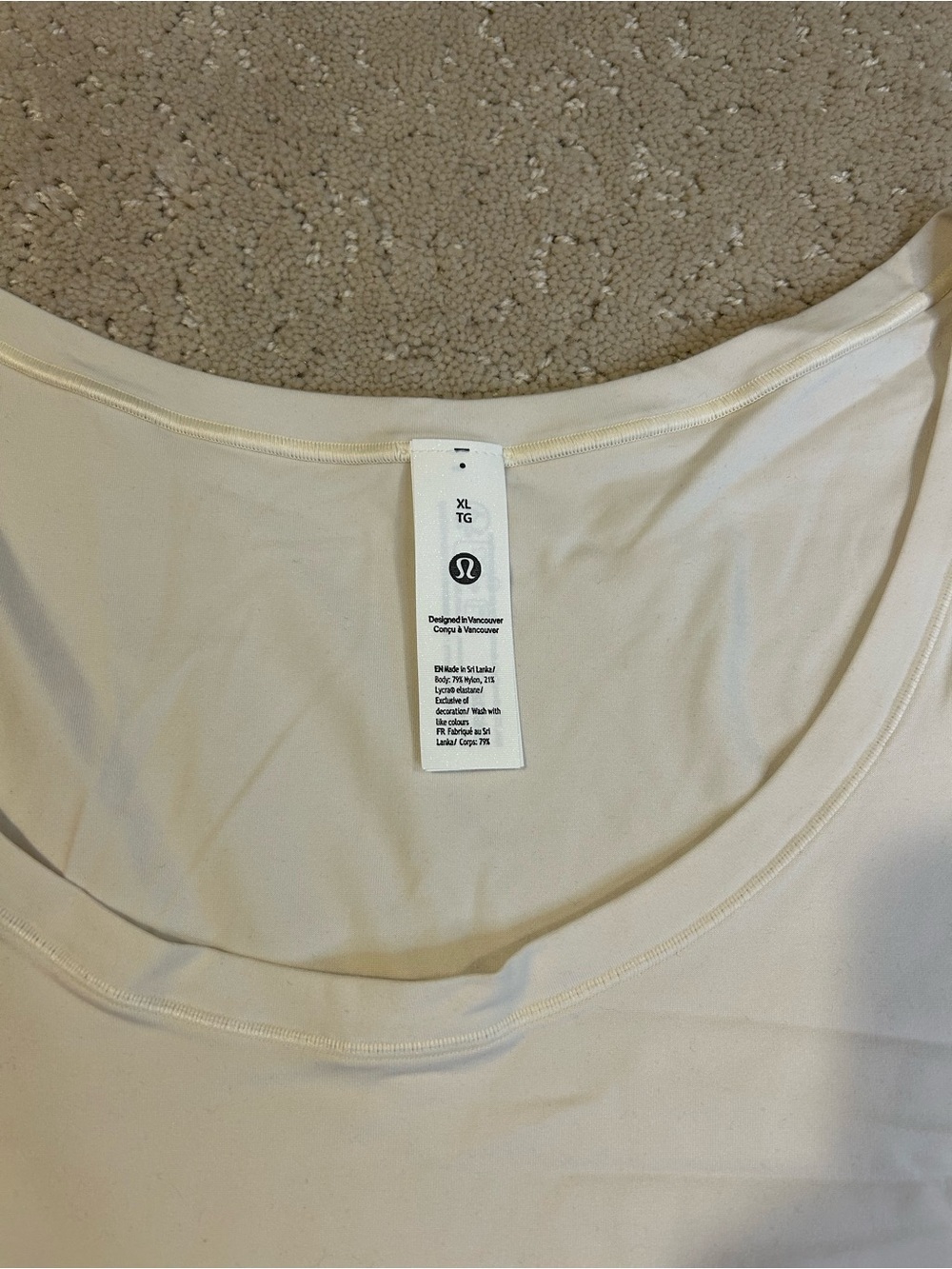 NWT Lululemon Wundermost Ultra-Soft Nulu Scoop-Neck Tank Top Size XL LTIV - Picture 4 of 7